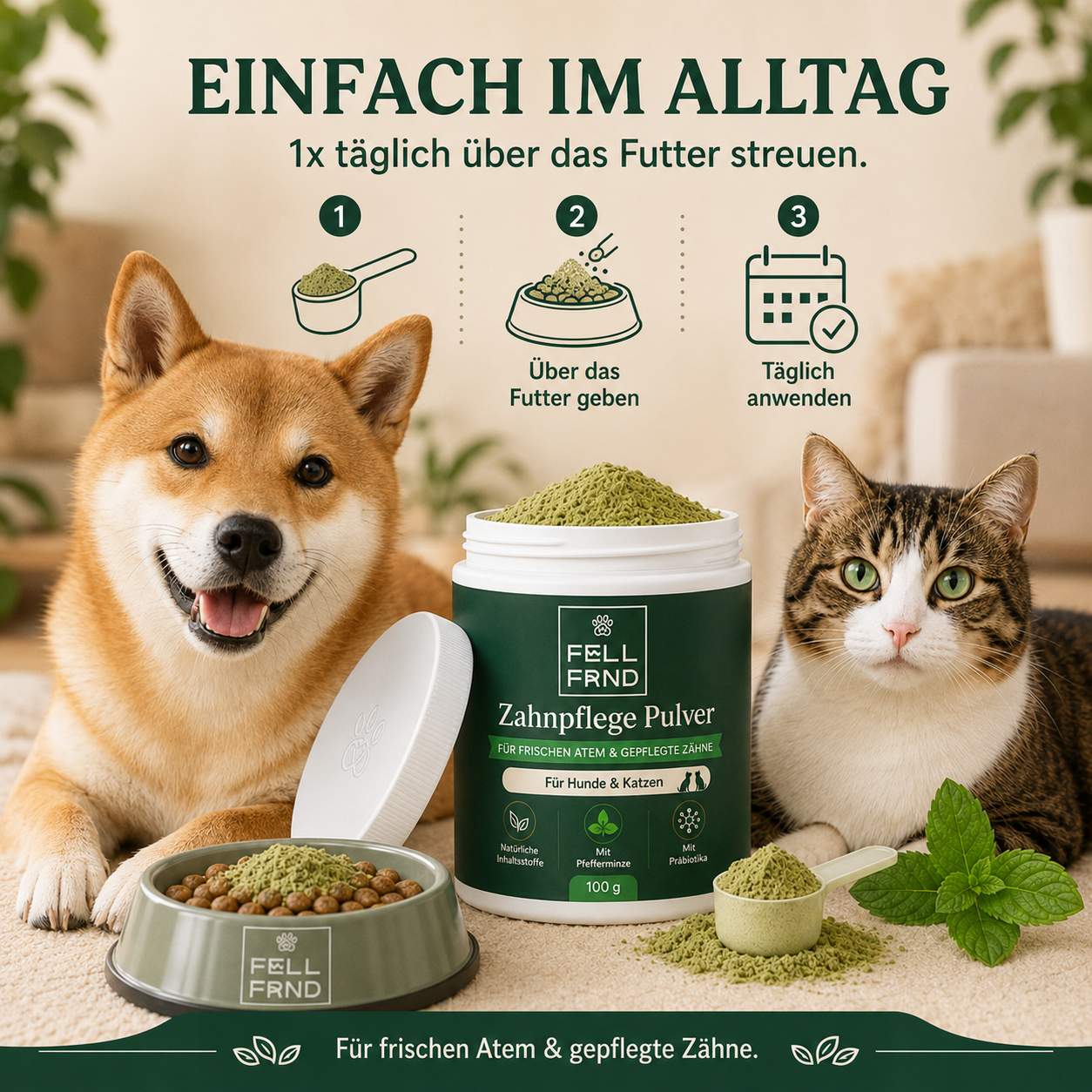 Dental Topping - die 9-in-1 Zahnpflege | Gegen Zahnbelag, Zahnstein & Mundgeruch