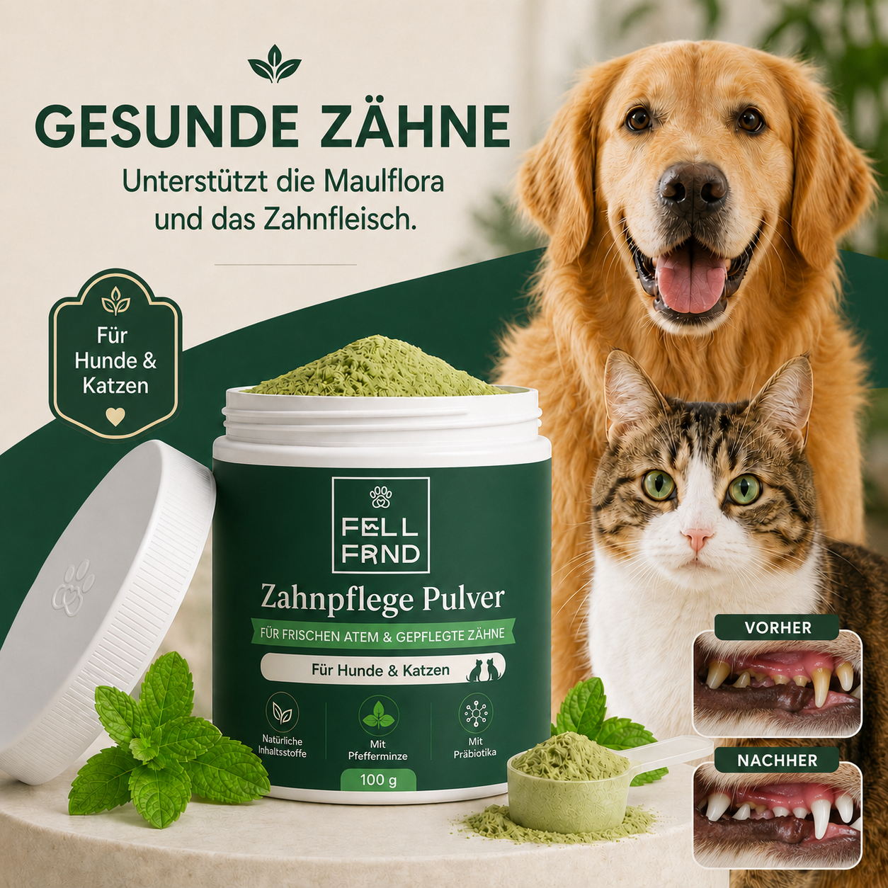 Dental Topping - die 9-in-1 Zahnpflege | Gegen Zahnbelag, Zahnstein & Mundgeruch